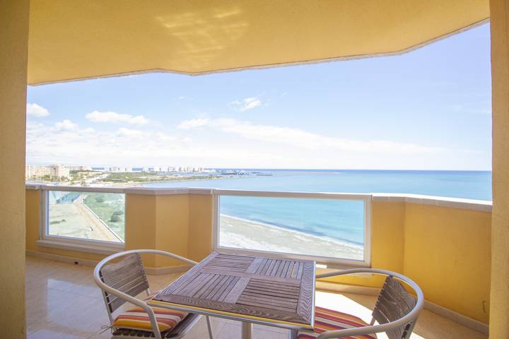 Ferienwohnung für 3 Personen, mit Terrasse und Pool sowie Meerblick in La Manga - 2