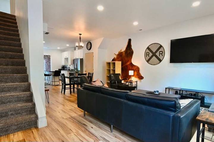 Ferienwohnung für 4 Personen, mit Garten und Pool sowie Terrasse in Wyoming