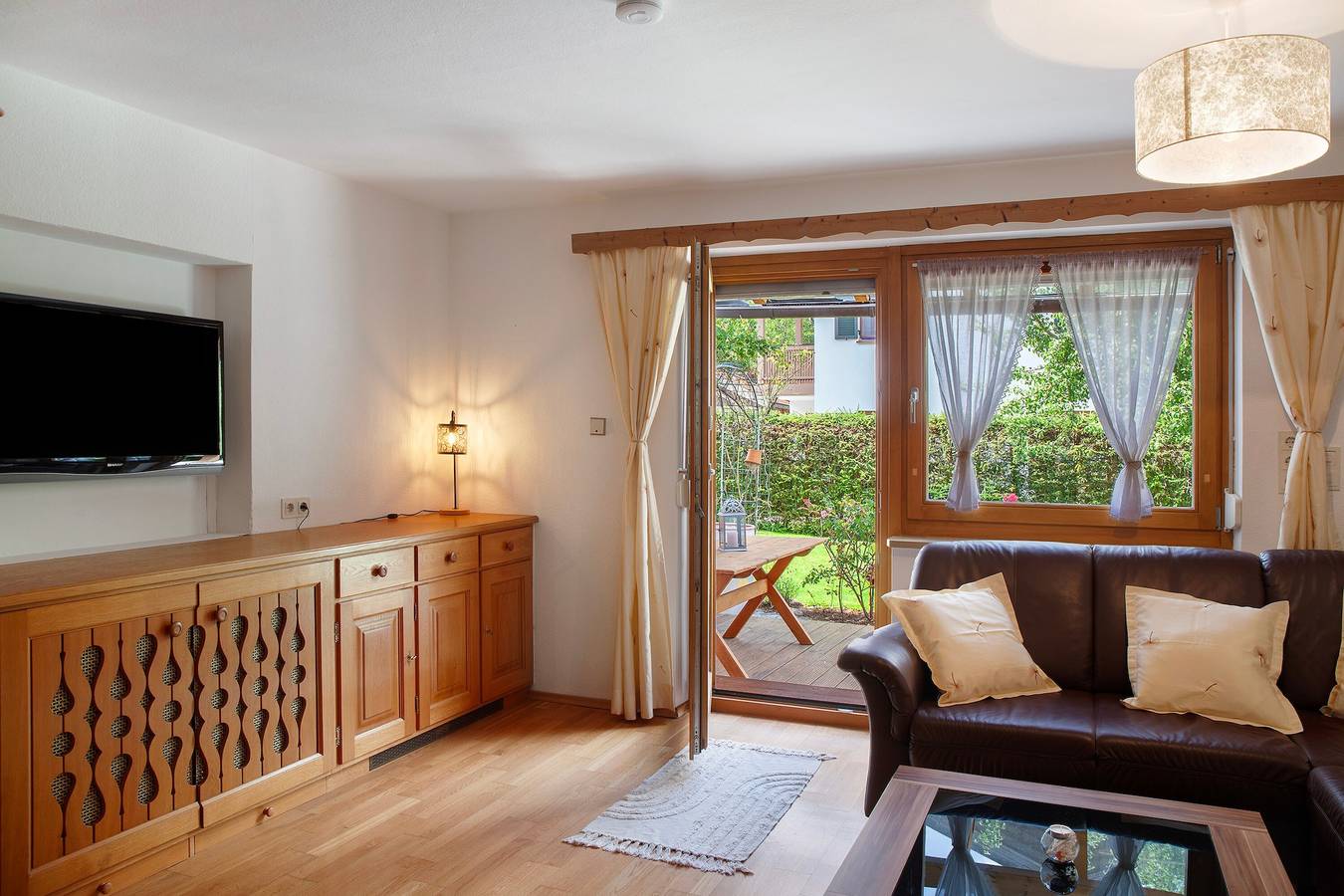 Appartement entier, Appartement de vacances 'Auszeit Brunner' avec terrasse privée, jardin commun et Wi-Fi in Bad Tölz, Tölzer Land