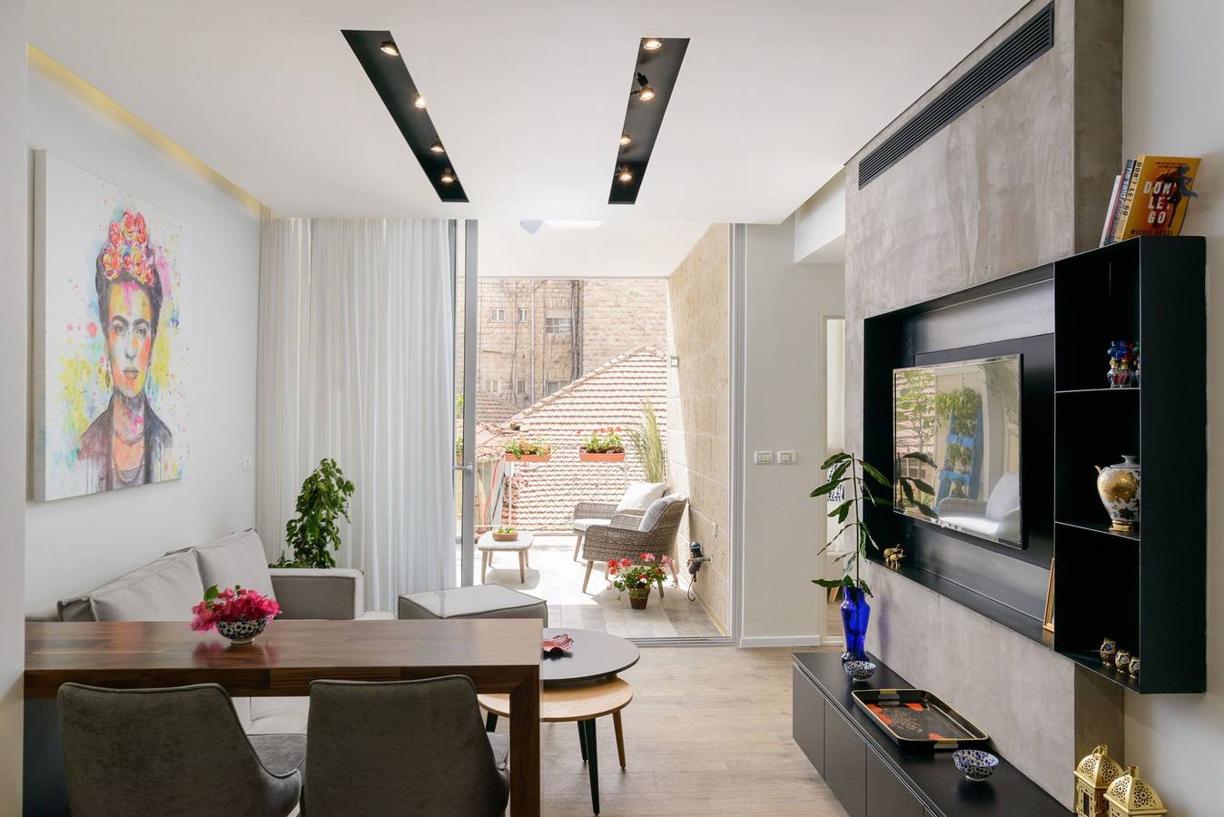 Appartement entier, Mamad Design & Veranda next to Mahane Yehuda Market by Feelhome in Jérusalem, District de Jérusalem