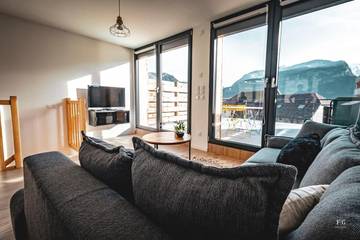 Gîte pour 6 personnes, avec vue et terrasse à Thyez