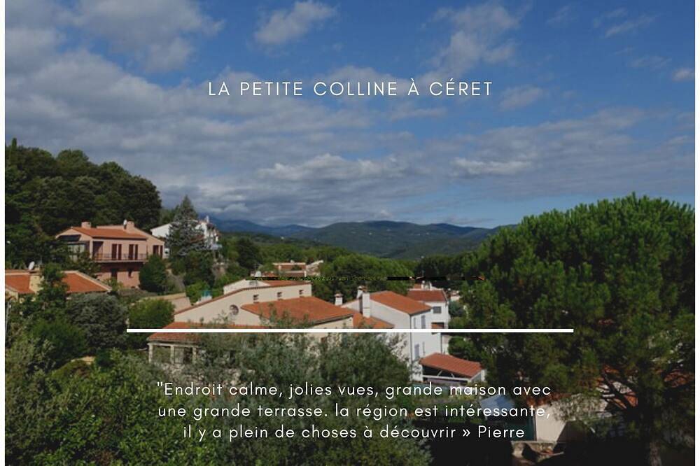 Haus mit Aussicht, 6 Personen, in der Nähe des Wasserfalls in Céret, Céret und Umgebung