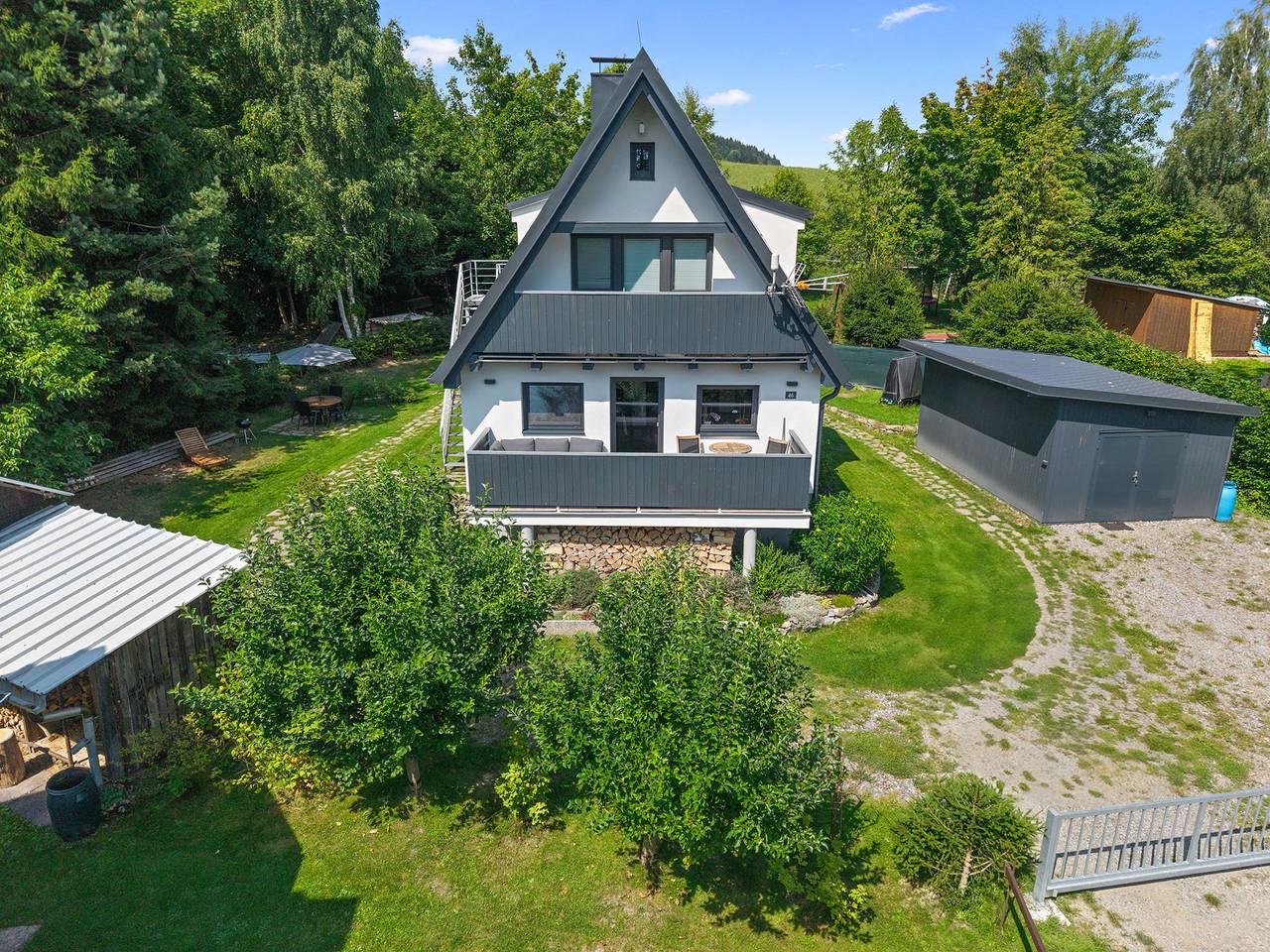 Geheel appartement, Hůrka in Horní Planá, Sumava Nationaal Park