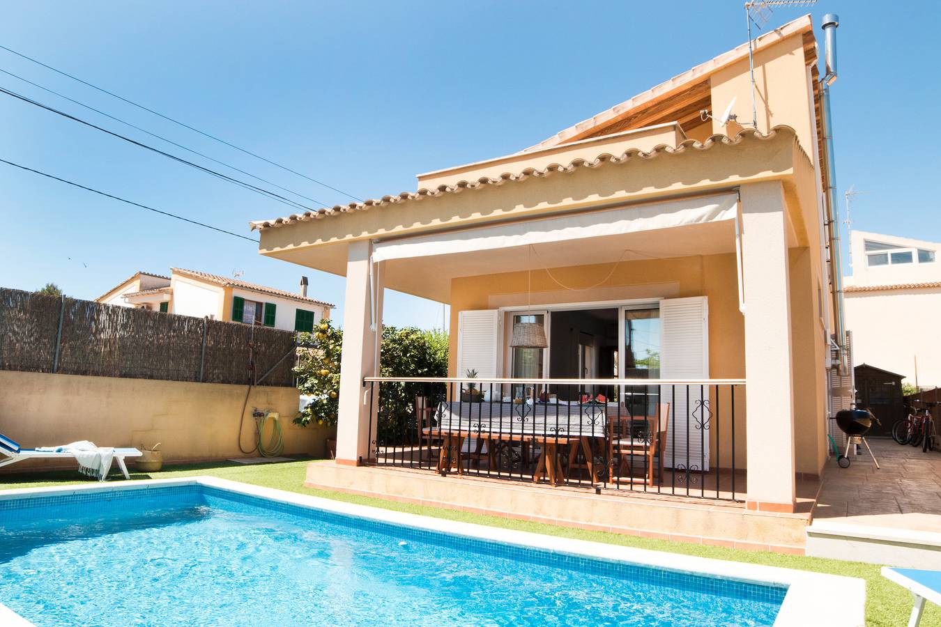 Casa de Férias 'Es Reco' com Piscina Privada, Wi-Fi e Ar Condicionado in Sa Ràpita, Campos (Espanha)