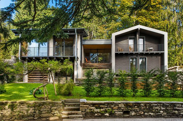 Villa für 4 Personen, mit Balkon und Garten sowie Pool und Sauna am Lago Maggiore