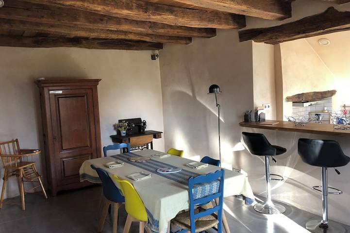 Maison de campagne pour 4 personnes, avec jardin à Argilly