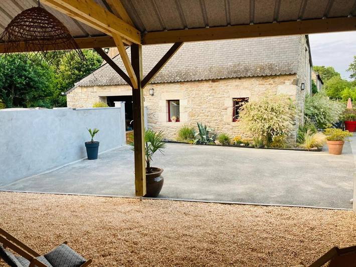 Location de vacances pour 8 personnes, avec vue et jardin à Quistinic - 2