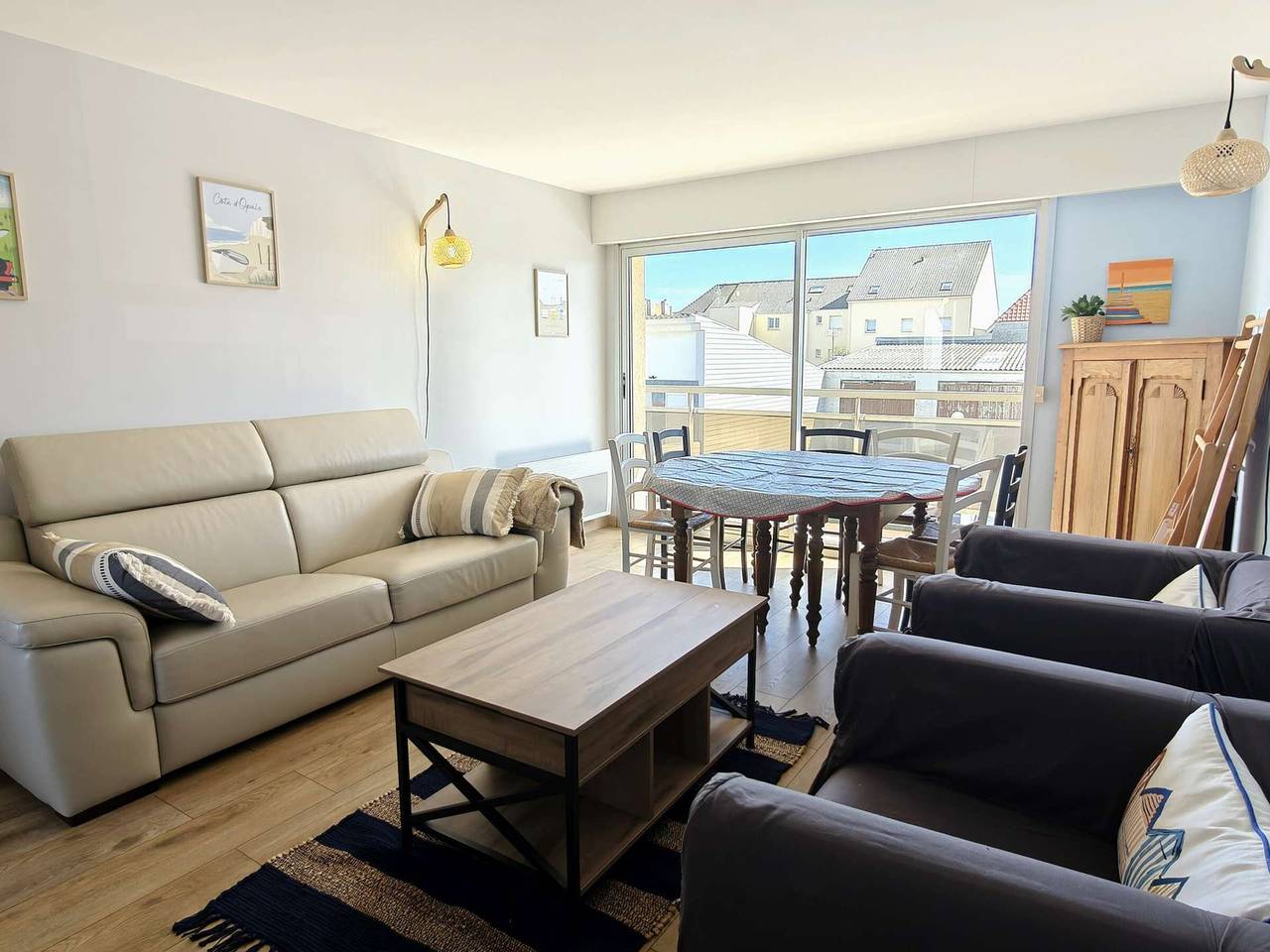 Appartement entier, Appartement 2 chambres, balcon vue mer - 6 pers. in Merlimont Plage, Merlimont