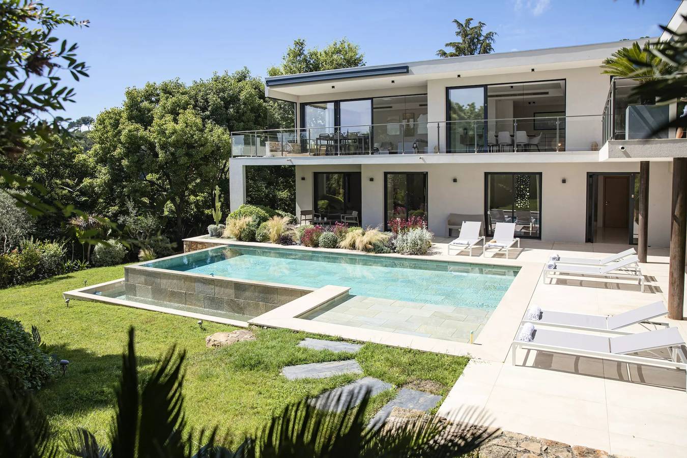 Villa Palmera in Le Cannet, Costa mediterránea (Francia)