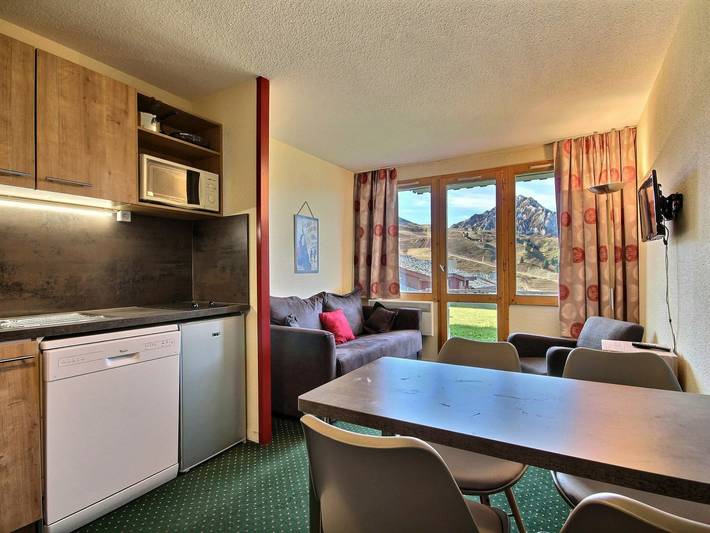 Gîte pour 4 personnes, avec Terrasse dans Belle Plagne