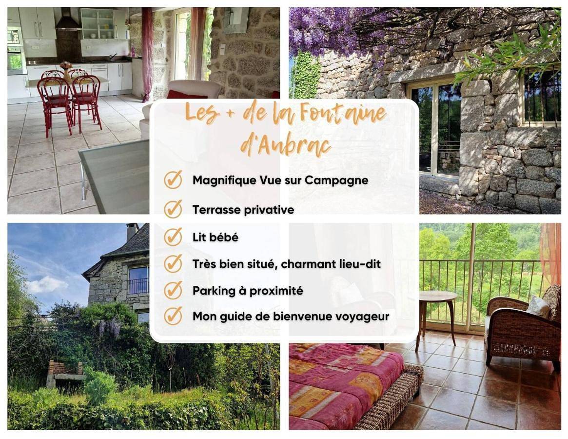 Two-Bedroom House in Florentin-la-Capelle, Parc naturel régional de l'Aubrac