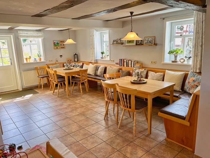 Ganze Ferienwohnung, Ferienhof Zinn - Ferienwohnung Spatz mit 52qm für max. 4 Personen in Lauterbach, Vogelsberg Region