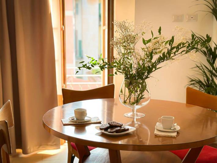 Gîte pour 3 personnes, avec vue et balcon à Novare