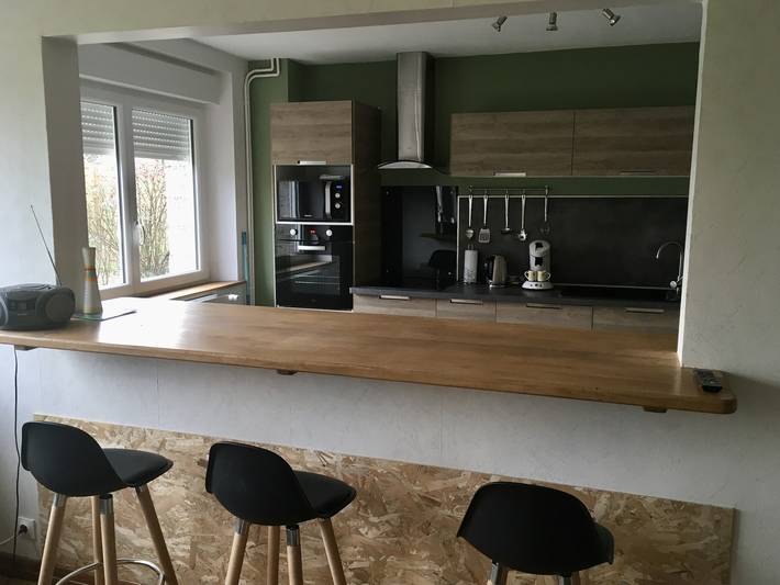 Location de vacances pour 7 personnes, avec balcon et jardin dans la Meuse