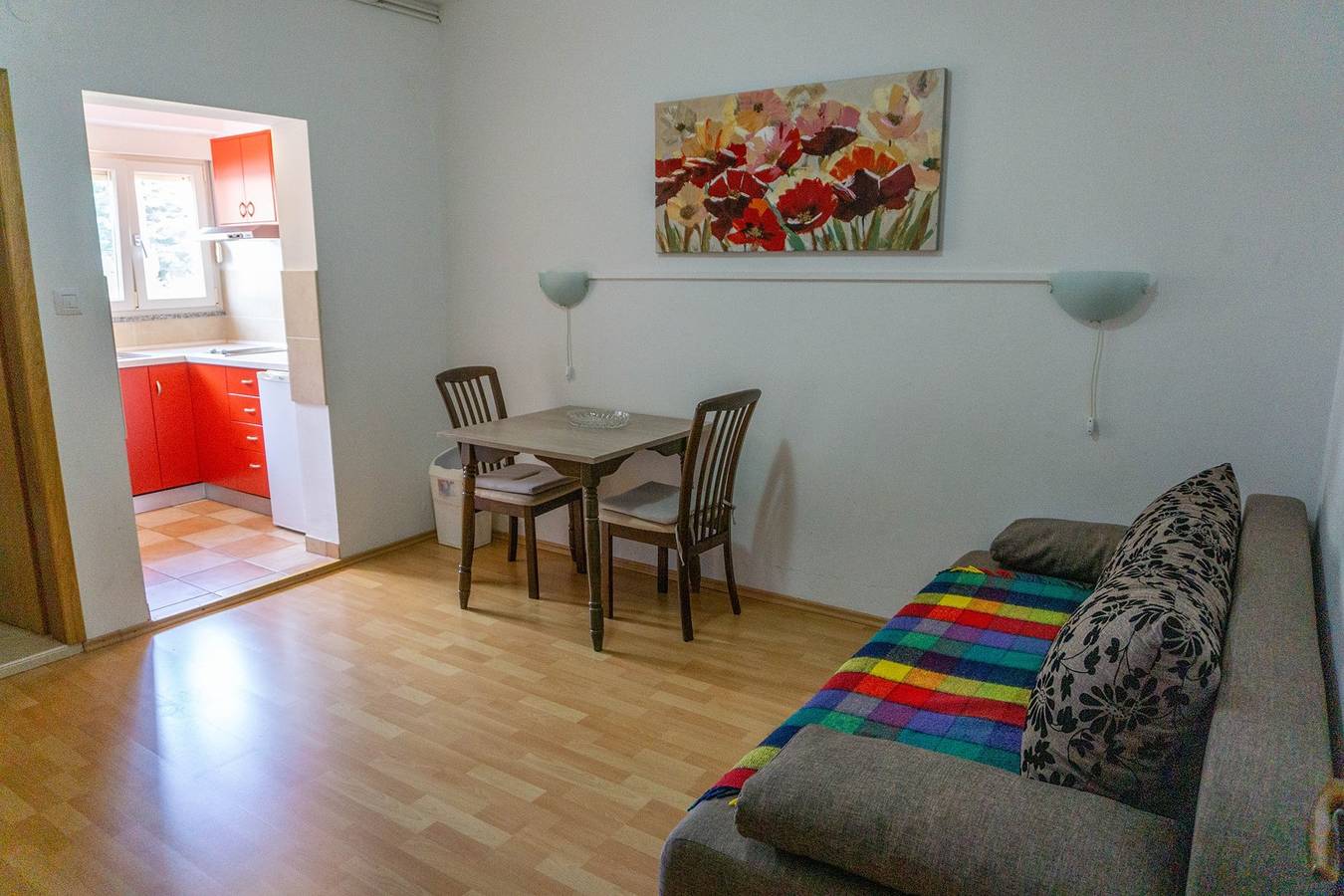 Ganze Wohnung, Apartment Petrica Nr.1 - ohne Balkon, gelegen in dem ruhigen Dorf Jurandvor bei Baska in Baska, Krk