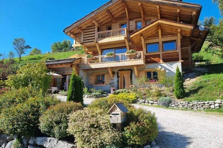 Chalet pour 6 personnes, avec jardin et balcon