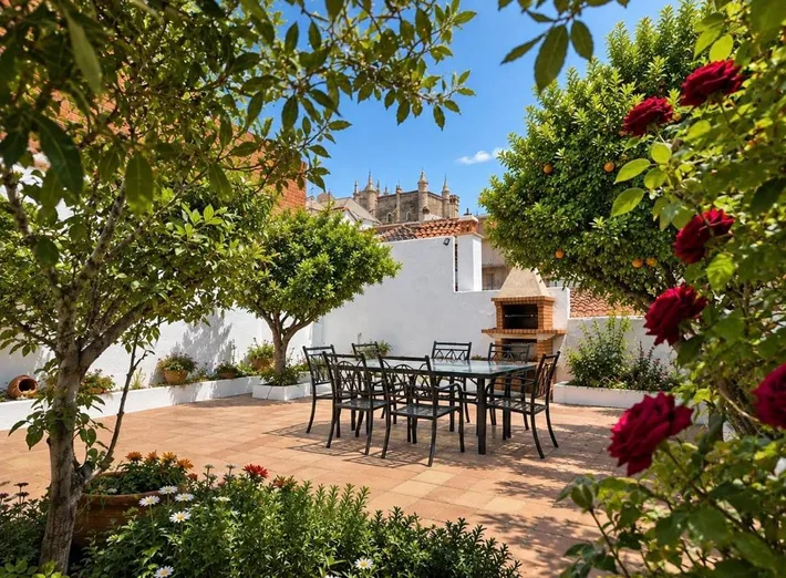 Apartamento de vacaciones para 6 personas, con vistas y jardín - 1