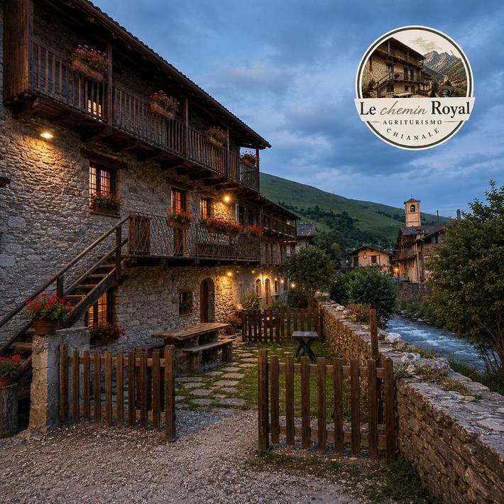 Gîte pour 5 personnes, avec Jardin et Vue à Pontechianale