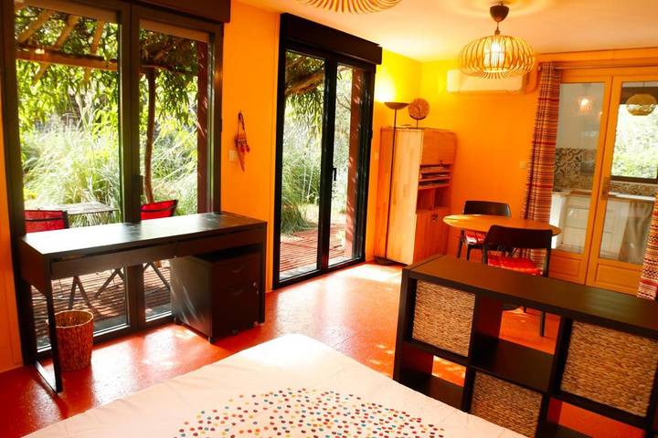 Appartement de vacances pour 2 personnes, avec vue et jardin