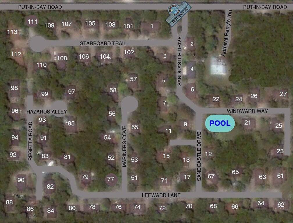 Geräumiges Ferienhaus auf Put-in-Bay, das 16 w / 5 Br, 2 Ba schläft. Großer Pool in Eriesee