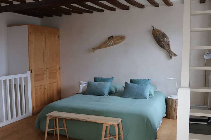 Nomade Fish: Fischerhaus 50 m vom Meer entfernt in Port-en-Bessin-Huppain, Bayeux und Umgebung
