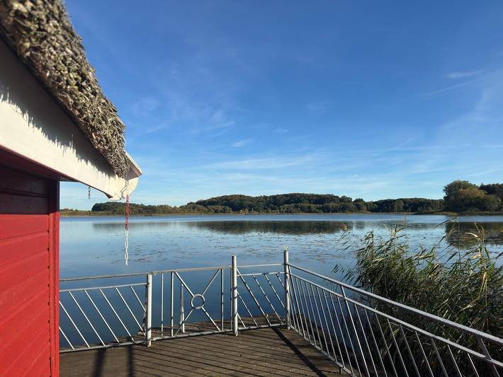 Ferienhaus für 3 Personen, mit Terrasse und Garten sowie Seeblick in Sternberger Seenlandschaft
