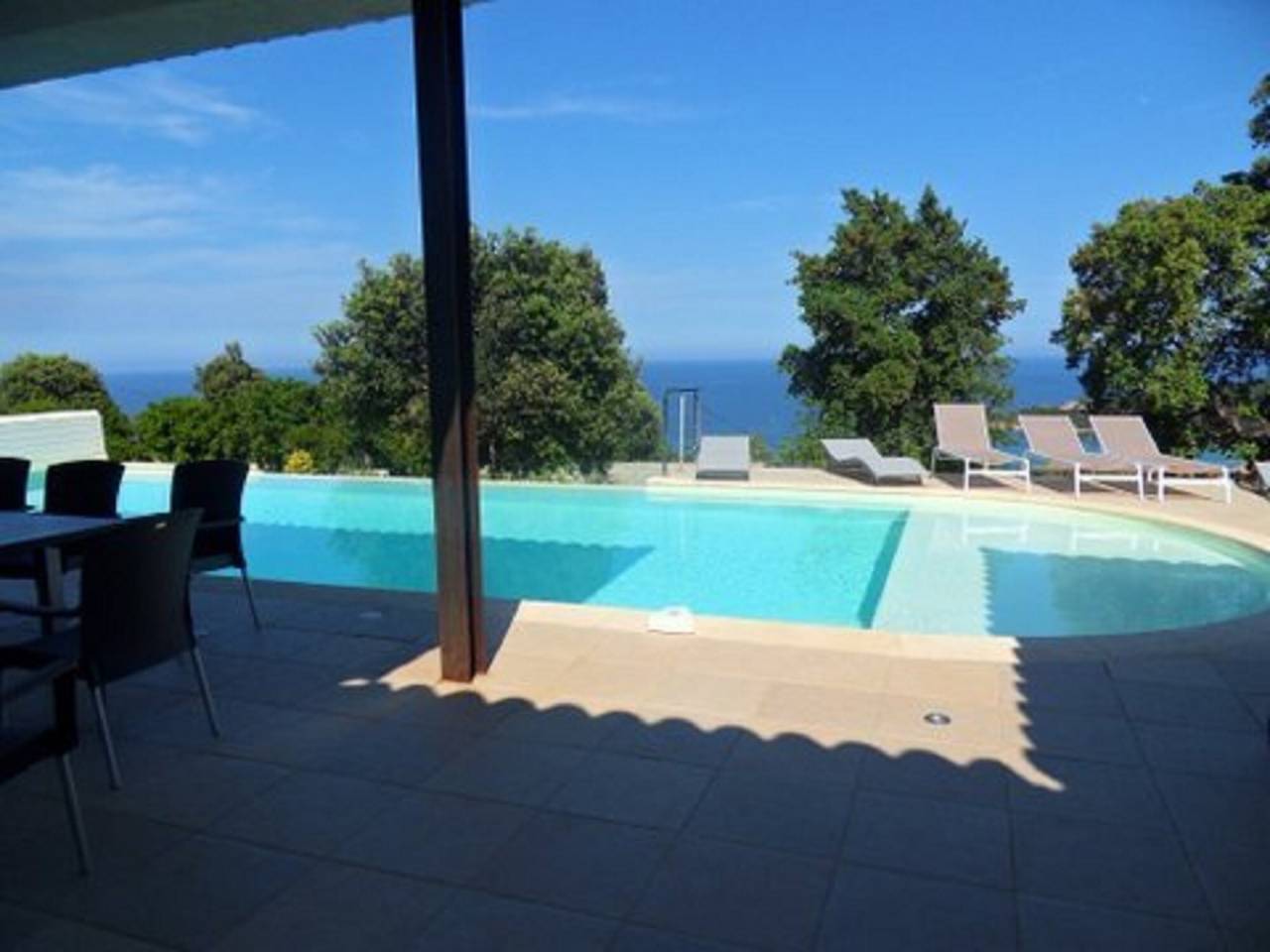 Villa 'Gecko' con vistas al mar, Wi-Fi y aire acondicionado in Favone, Conca