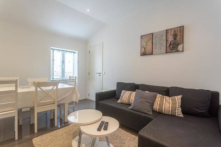 Apartamento para 6 personas, con vistas y balcón en Nazaré