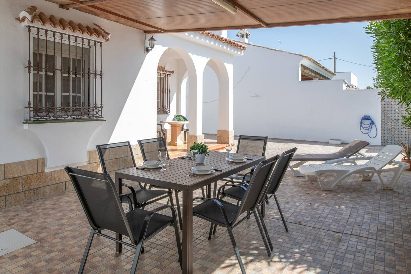 Casa vacacional 'Diego' con jardín privado y Wi-Fi in Playa El Palmar, Vejer de la Frontera
