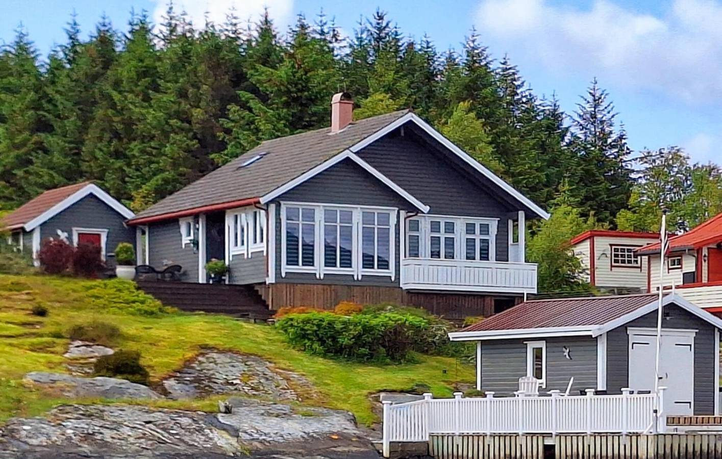 Ferienhaus für 8 Personen mit Ausblick in Flora