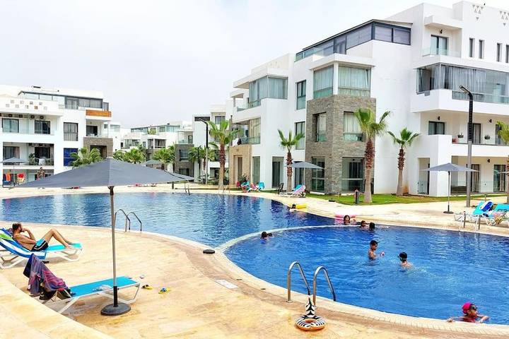 Vakantieappartement voor 6 personen, with zwembad and tuin as well as balkon - 1