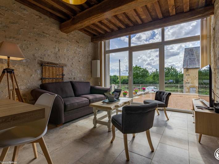 Gîte für 8 Personen, mit Terrasse und Garten in Burgund - 4