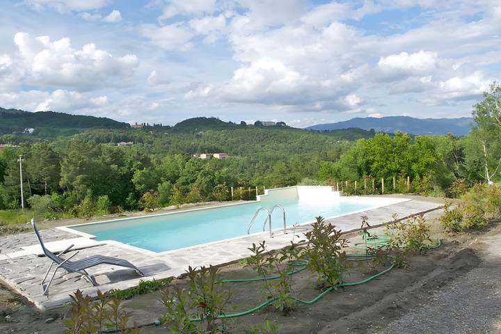 Villa for 5 personer, med Have i Lucca
