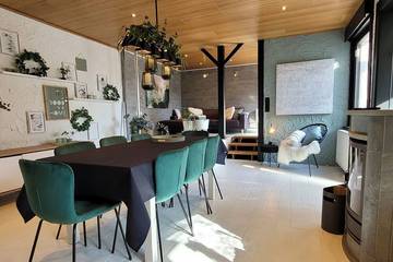 Gîte pour 5 personnes, avec jacuzzi ainsi que sauna et terrasse à Furnes