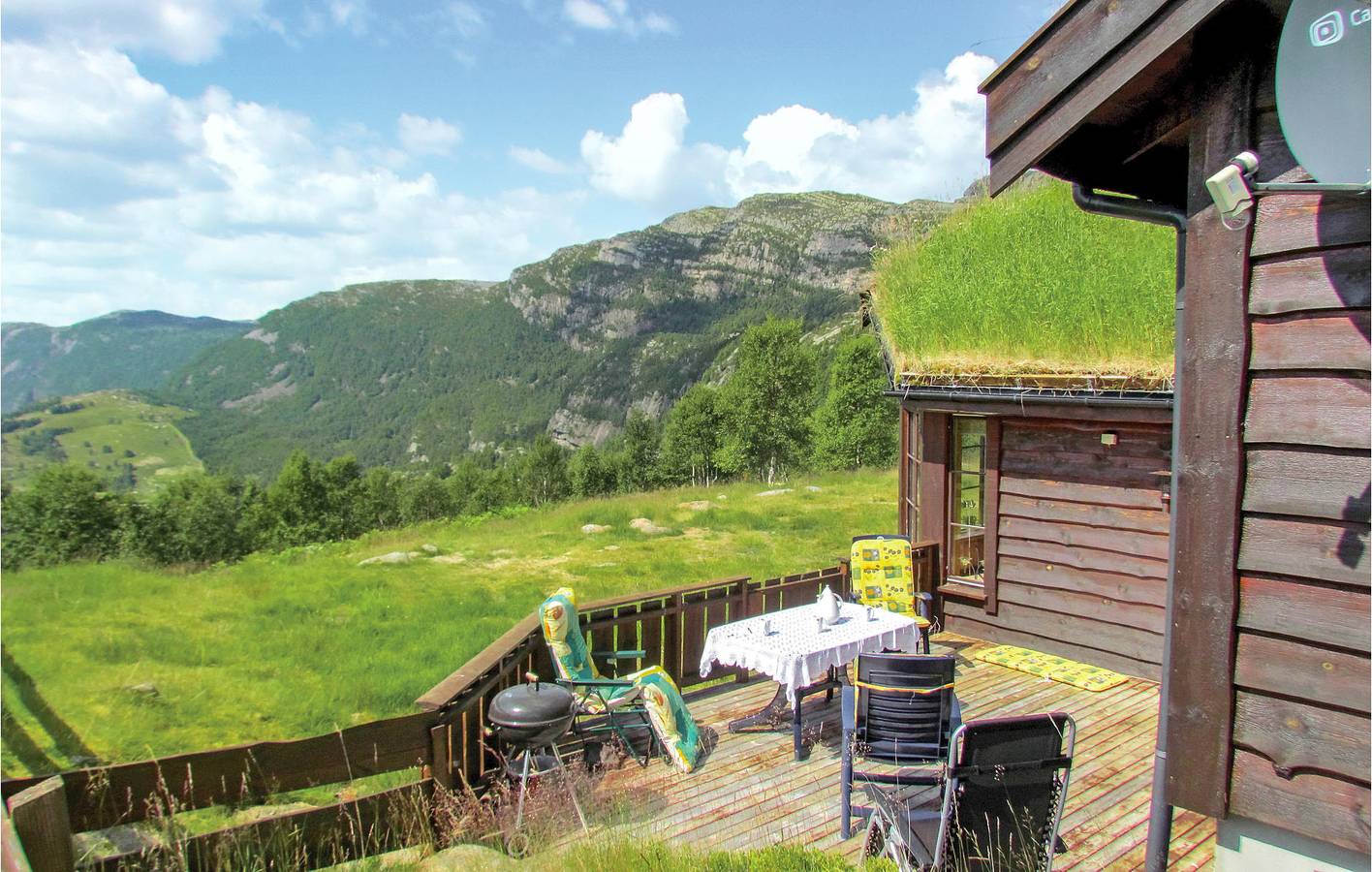 Ferienhaus für 7 Personen mit Terrasse in Bjerkreim