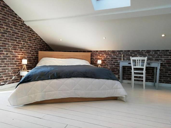 Gîte pour 4 personnes, avec piscine et jardin dans L'Hôpital-le-Grand