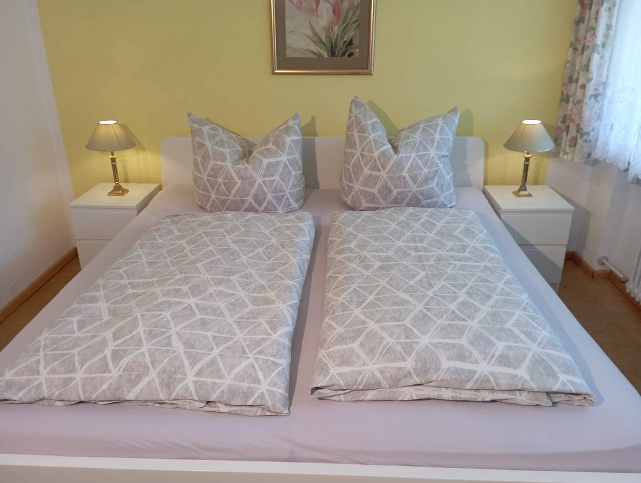 Ganze Ferienwohnung, Ferienwohnung Hämmerle - Ferienwohnung Gelb, 55qm, 1 Schlafzimmer, max. 4 Personen in Konstanz, Obersee (Bodensee)