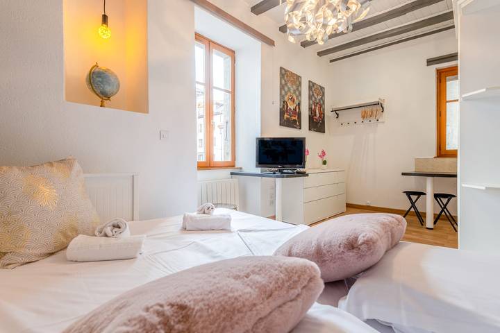 Studio pour 2 personnes, adapté aux familles à Annecy