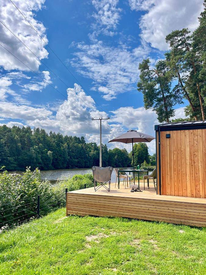 Ferienwohnung für 4 Personen, mit Seeblick und Garten sowie Ausblick