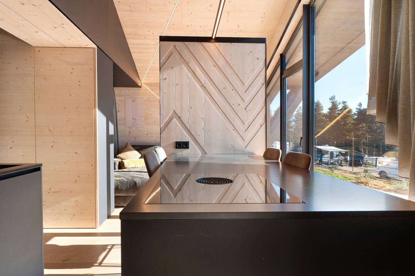 Chalet 'X-Camping Lodge 2' mit Dolomitenblick, privater Terrasse und Wlan in Deutschnofen, Eggental