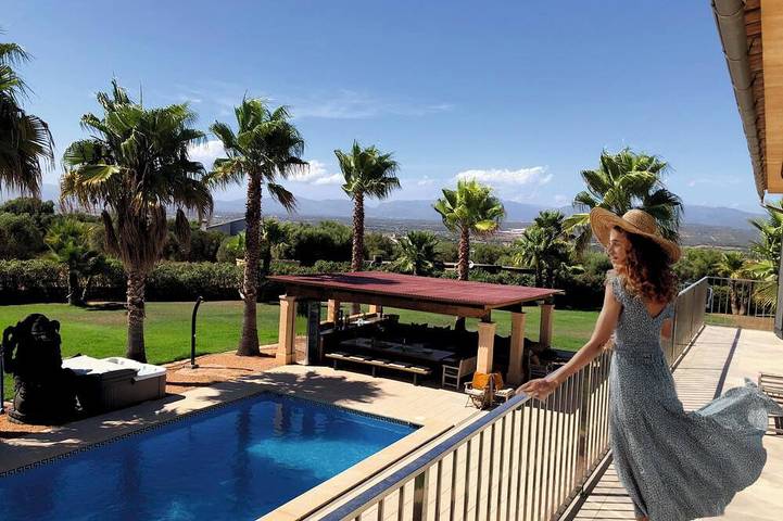 Villa für 8 Personen, mit Whirlpool und Garten in Palma