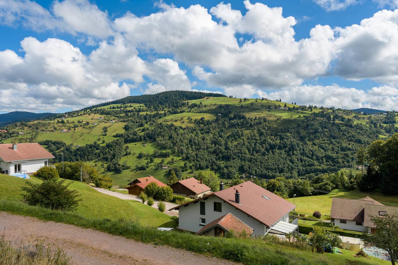 Chalet 'Le Amélie' mit Bergblick, privater Terrasse und Wlan in La Bresse, Regionaler Naturpark Belchen der Vogesen
