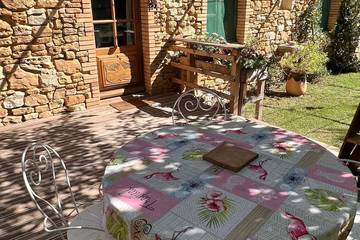 Gîte pour 5 personnes, avec terrasse et jardin à Saint-André-d'Olérargues