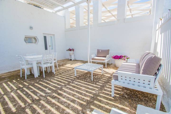 Holiday Home "La Scalella - Fortificato x 2" with Sea View, Terraces & Wi-Fi in Manduria, Taranto-bugten