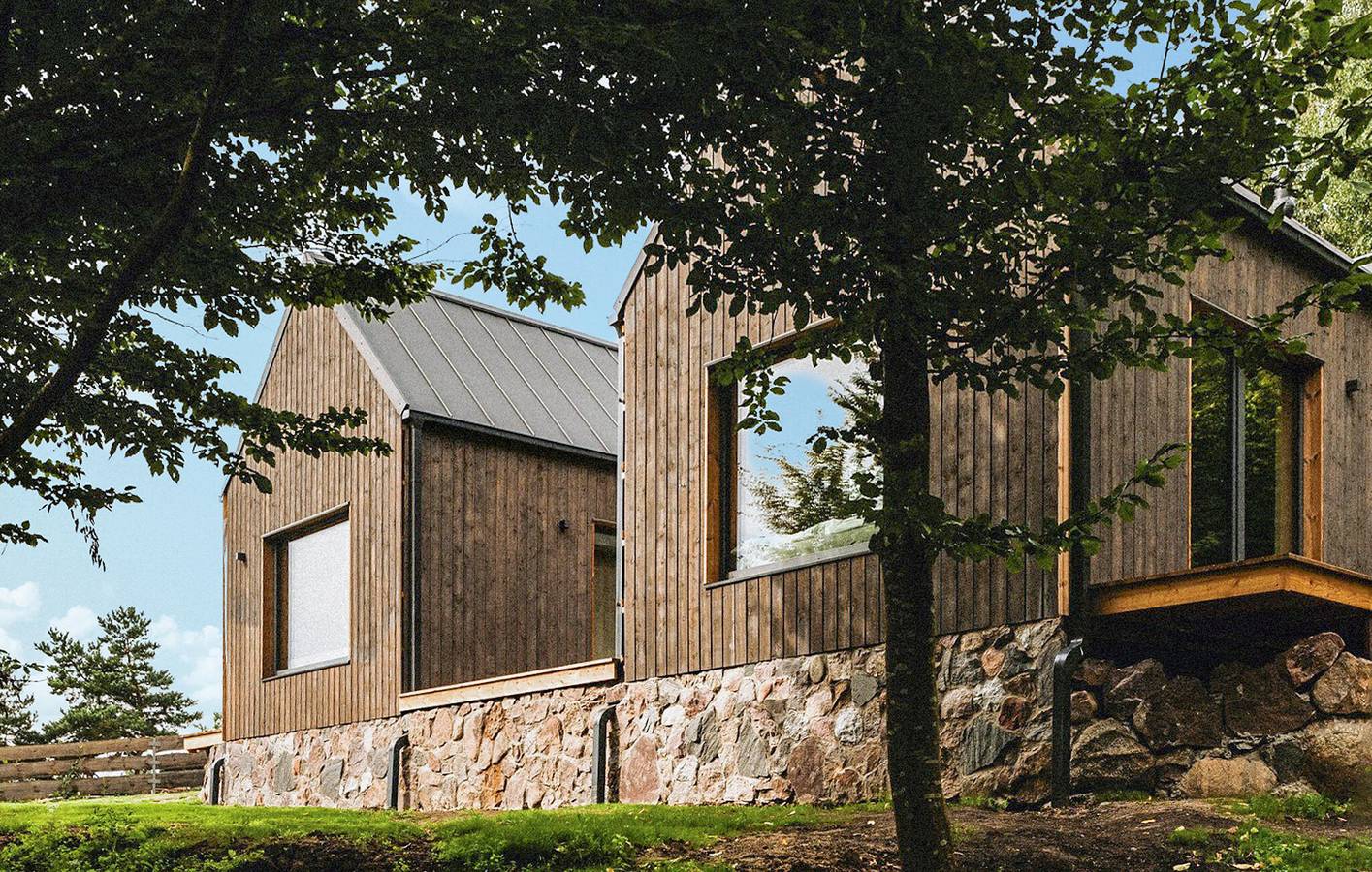 Casa vacanza per 8 persone con vista lago in Mar Baltico Polacco