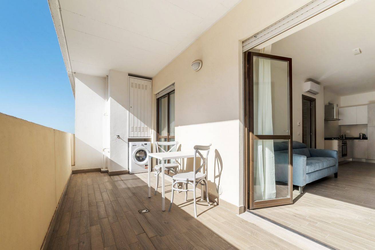 Geheel appartement, Vakantieappartement voor 2 personen met balkon/terras in Rome, Provincie Rome
