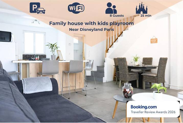 Location de vacances pour 8 personnes dans Trilport