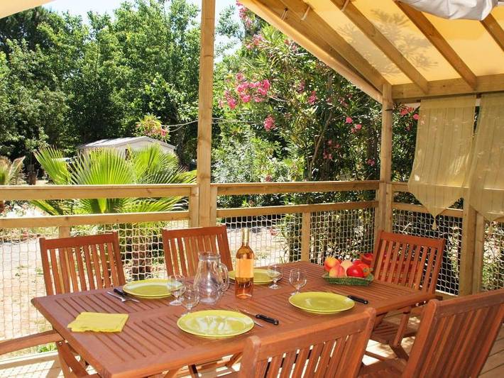 Mobil home pour 5 personnes, avec sauna et bassin pour enfant à Fayence - 3