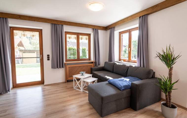 Ferienwohnung für 4 Personen, mit Terrasse und Garten sowie Ausblick in Bad Hindelang - 3