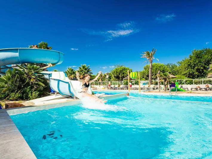 Mobil home pour 6 personnes, avec terrasse ainsi que sauna et piscine à Torreilles - 3